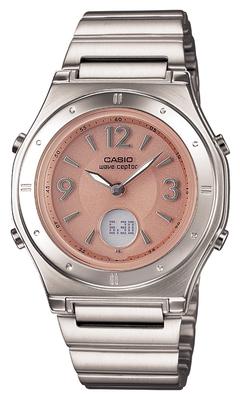 Женские солнечные часы Casio розовые с радиоконтролем LWA-M141D-4AJF