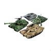 4x Tank Model 4D Modern DIY Puzzle, Wheeled Vehicle Collectibles for Children Kids