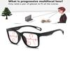 Прямоугольные уличные трендовые квадратные очки в крупной оправе, удобные прогрессивные мультифокальные очки для чтения от +0,75 до +4