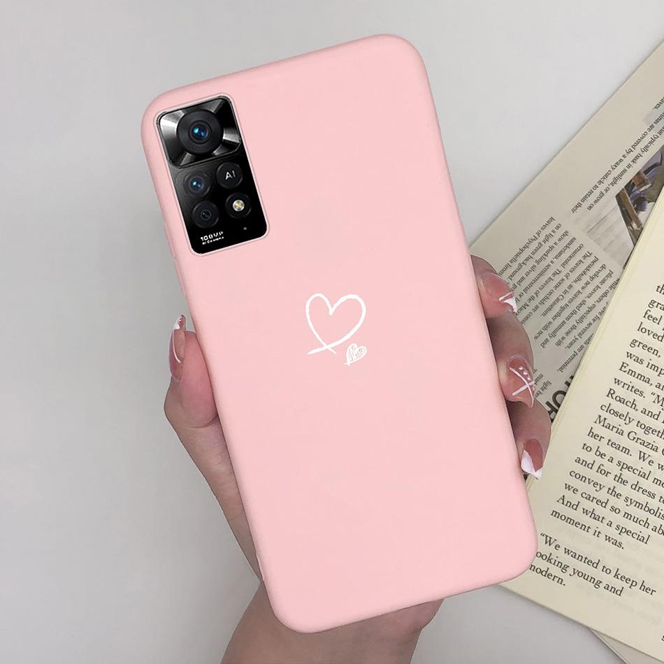 Чехол для телефона Xiaomi Redmi Note 11 Pro 4G 5G, милый узор с ромашками, мягкий силикон TPU, задняя крышка Funda для Redmi Note11 11Pro Coque