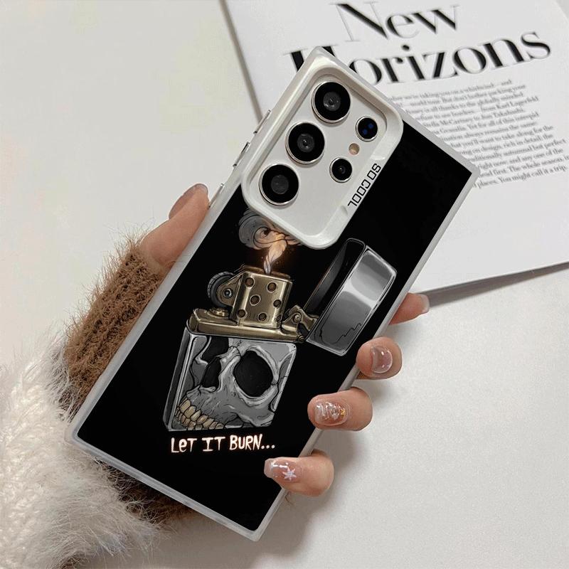 Lighter Cool Pattern Shockproof Phone Case for Samsung Galaxy S26 Edge S25 Ultra S24 FE S23 Plus S21 Cover Anti Fall Fundas