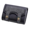 DEGNER SB-91 Vintage Design Leather Combination Leather ETC Case for Separate Antenna ETC Black, Black, American