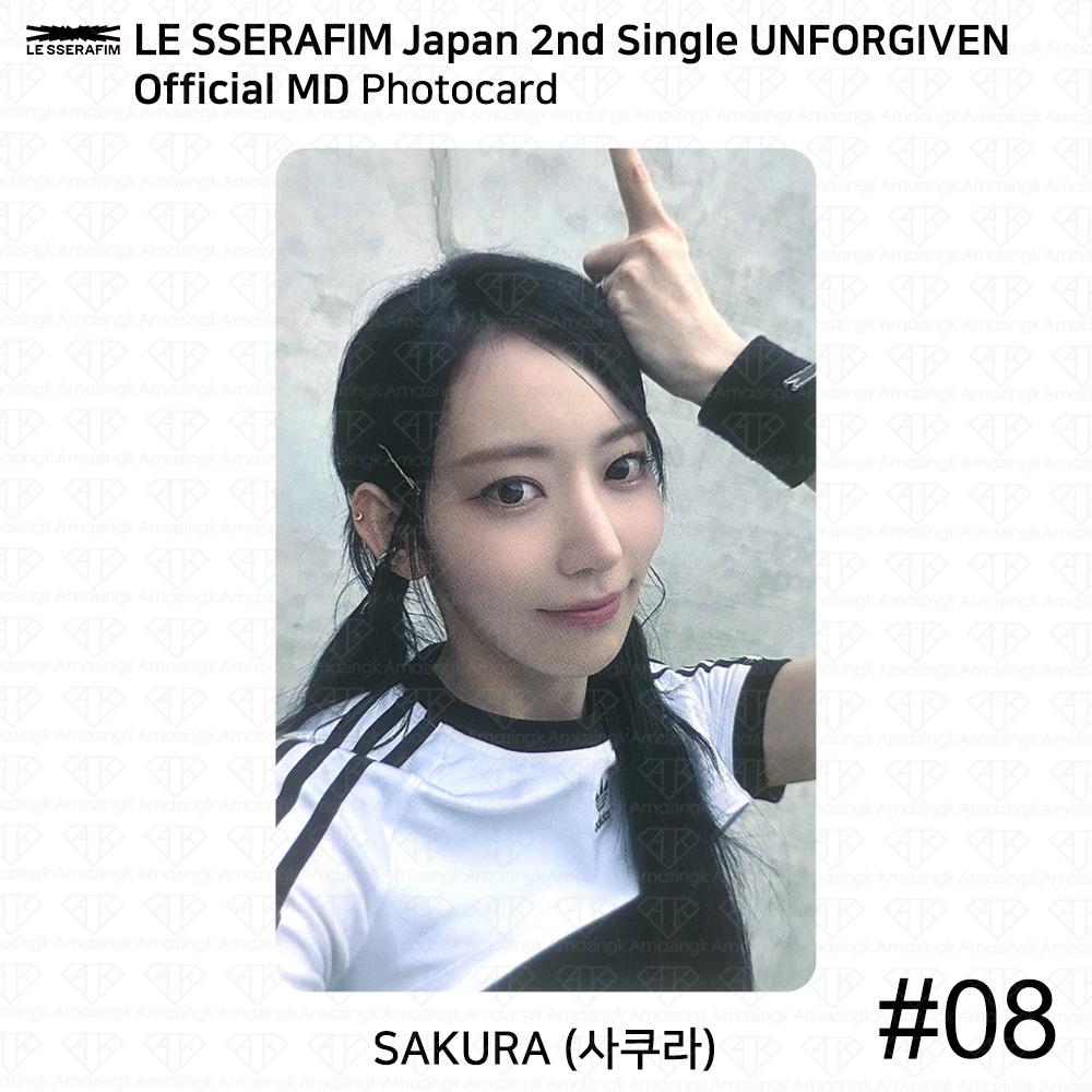 LE SSERAFIM Japan 2nd Single UNFORGIVEN Official MD Random Photocard Chaewon
