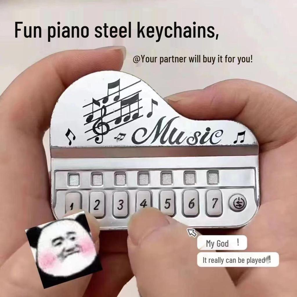 Эксклюзивный купон для новичков: Креативный светящийся брелок-игрушка «Мастер фортепиано»