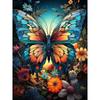 Frame DIY Painting By Numbers Butterfly Animals Pictures by Numbers 40*50 Acrylic Paint For Home Decoration Unique Gif