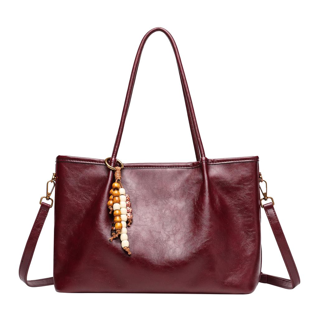 Retro Niche Underarm Bag, Fashionable Tote Bag, Simple and Large-capacity Commuting Bag