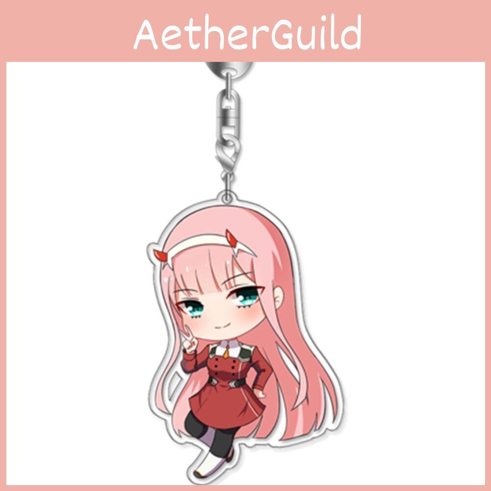 Брелок Ditf Darling In The Franxx Зеро Ту 002 Акриловый Брелок Вневременной Дизайн Идеально Подходит Для Коллекционеров И Фанатов
