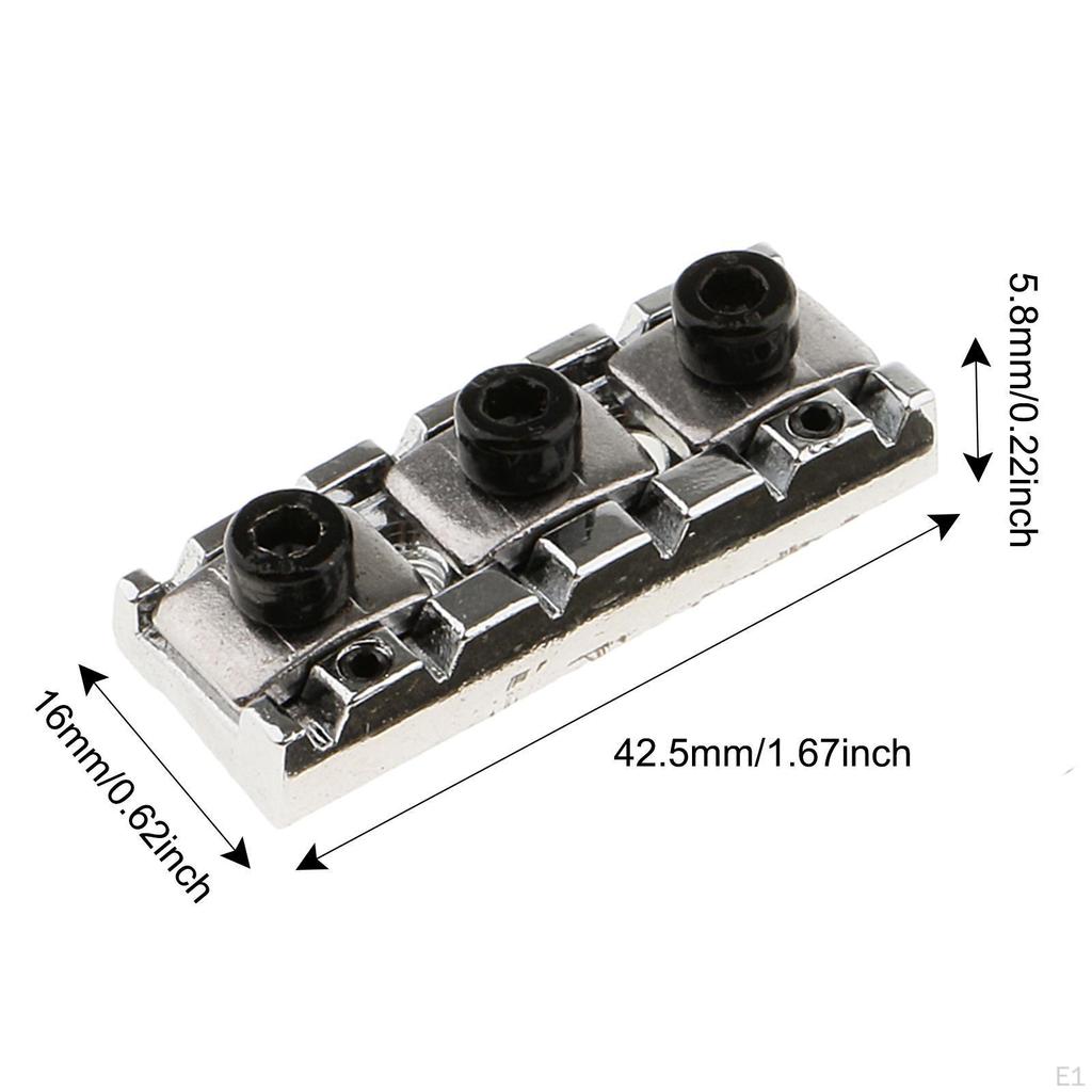 1 Set Electric Guitar String Locking Nut For Tremolo Parts