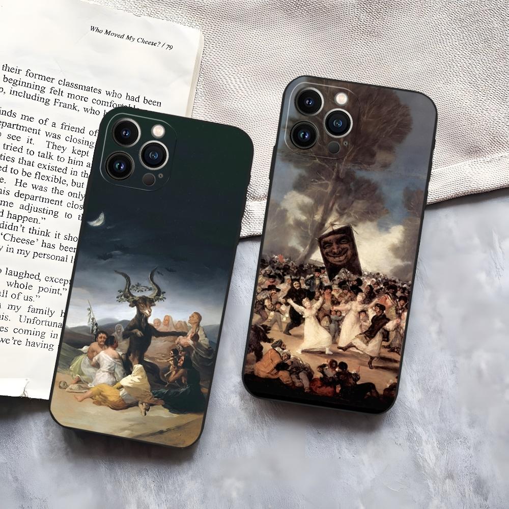 Испания Франсиско Гойя Художественный Чехол для телефона для iphone 15 14 Pro 13 Mini 11 12 Max Xr X Xs 8 Plus Ударопрочная Задняя крышка