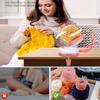 Моталка для пряжи, Электрическая моталка для пряжи для вязания крючком, Компактная моталка для мотков пряжи с бесступенчатой скоростью, Большая вместимость, Автоматическая прядильная машина для пряжи, Ролик для шерсти