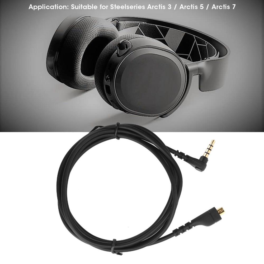 1.5m/4.9ft Earphone Replacement Cable for Steelseries Arctis 3 / Arctis 5 / Arctis 7