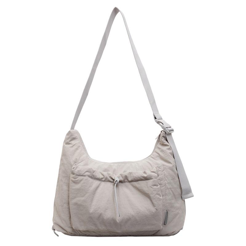 Nylon Crossbody Bag Women's Lightweight Large Capacity Shoulder Bag Commuter Dumpling Bag