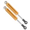 2 шт. RC 92 мм алюминиевые амортизаторы внутренние пружинные демпферы для TRAXXAS SLASH 2WD RC автомобиляЗолотой