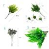 Artificial Plants green Eucalyptus Christmas Wreath for Wedding Home Balcony bonsai Decoration plastic Tortoiseshell Leaf