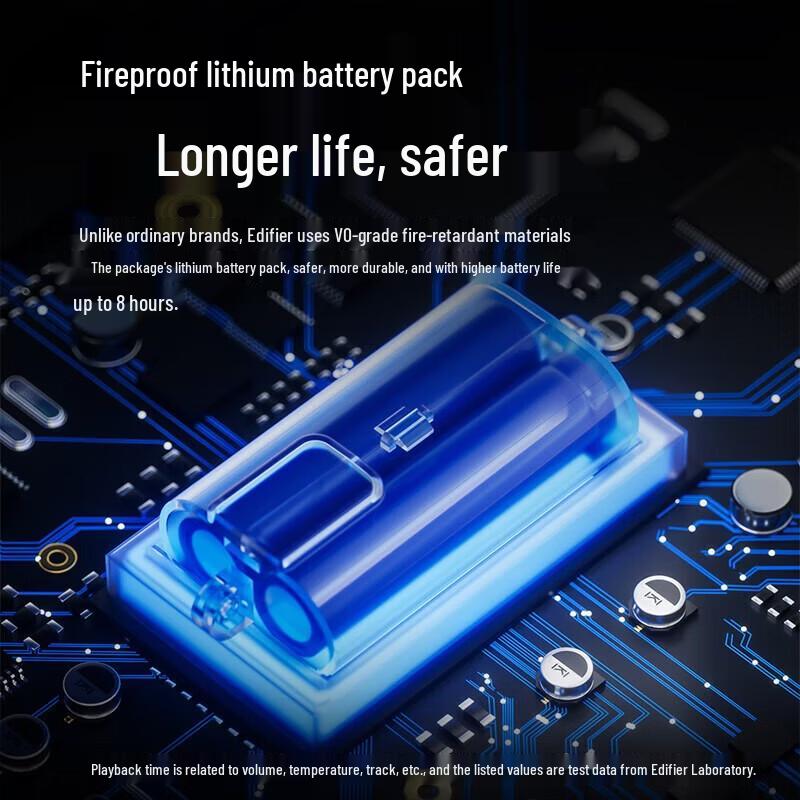 Edifier PP205S Портативная Bluetooth-колонка для K-песен с двумя микрофонами, штекер CN (адаптер в комплекте)
