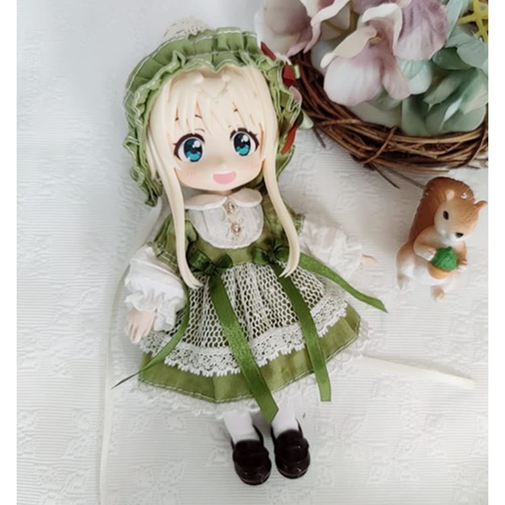 Rakulifey Obitsu 11cm Dress, Green, 2-Piece Set