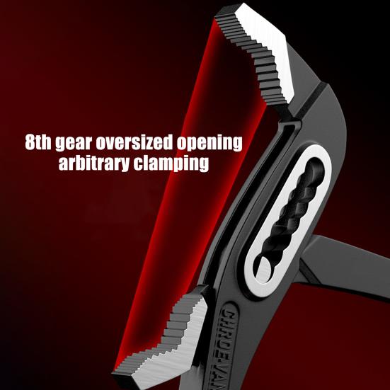 Многофункциональный трубный ключ с нескользящей ручкой, высокая твердость, регулируемая конструкция, широко используемый водяной насос