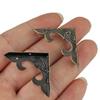 10Pcs Antique Corner Bracket 30Mm Scrapbook Albums Jewelry Wooden Box Decorative Protector Crafts For Furniture Hardware
