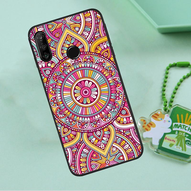 Индийский узор Мандала для Huawei Nova 8i 11i 12i 12s 9 10 SE Y90 Y60 Y70 Y72 Y61 Y91 P20 P30 P40 Lite P60 Pro Чехол