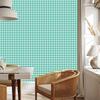 Geometric rhombus wallpaper in teal, mint and white 50x1000
