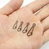 20PCS Accessories for Carp Fishing Quick Snap Hook Snap Leader Swivel Clips For Carp Rigs Swivels for Carp Fishing Tackle