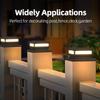 Solar Fence Post Light Weather-resistant Solar Lights Solar Powered Post Cap Lights Waterproof Led Deck Fence Lights