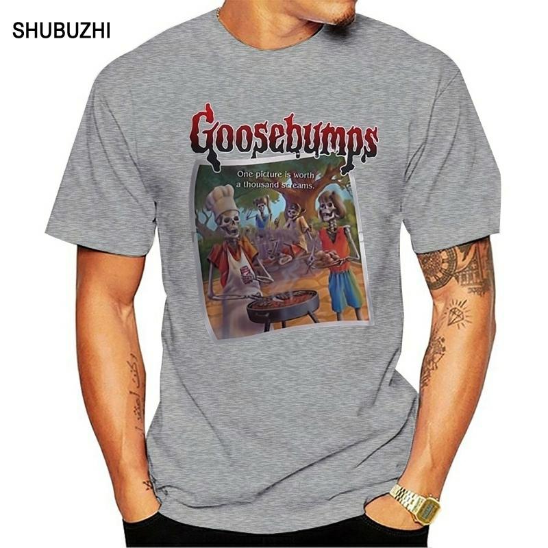 Мурашки rl stine скажи сыр и умри молодежный мужская черная футболка размер S-3XL мужская хлопковая футболка лето брендовая футболка евро размер