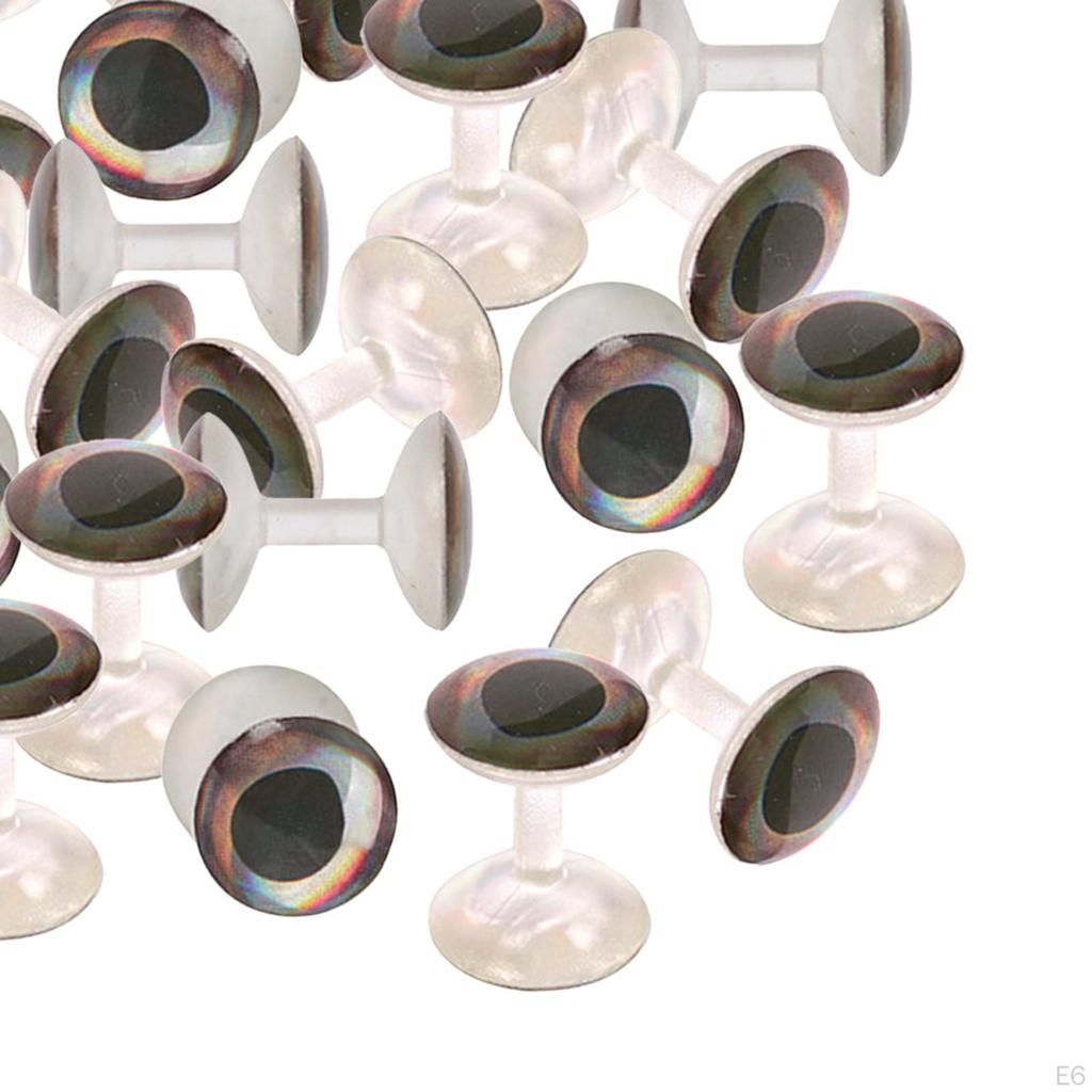 Связывание 5 шт. Окрашенные Глаза Гантель Круглые Бусины Материал Прозрачный D ( Цвет Есть )