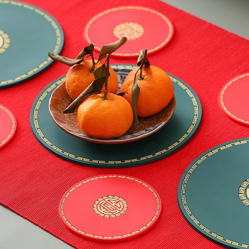 HANDUNYOU Heat-Insulating Silicone Coaster & Placemat
