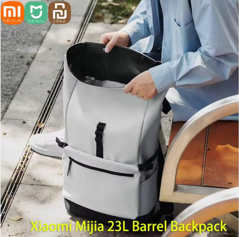 Xiaomi Mijia Повседневный походный рюкзак с закручивающимся верхом 23 л Большой вместимости На плечи Школьная сумка Лайфстайл Рюкзак для повседневной носки Школьный рюкзак для отдыха
