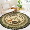 Nordic Round Living Room Sofa Tea Table Mat Home Decor Versatile Carpet Butterfly Flower Carpet