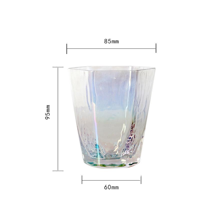 Креативное цветное персонализированное стекло, стекло для сока, стекло для воды, прозрачное стекло, большая емкость