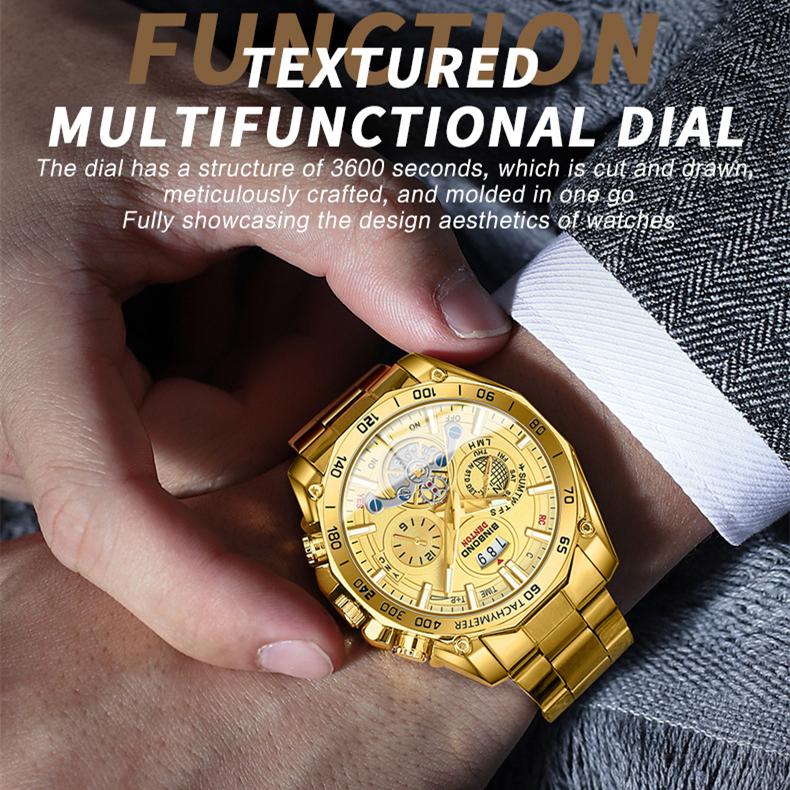 New TOP Brand Luxury Men's Watch with Box Luminous Gift Men's Quartz Watches