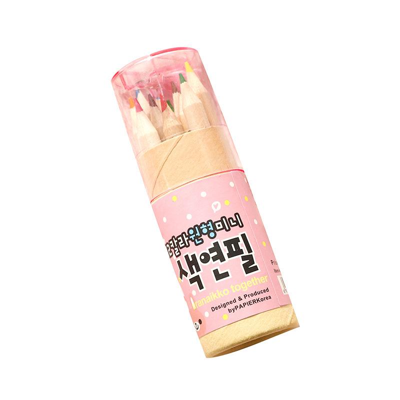 Мини-набор карандашей из 12 цветов для детей - Милый, маленький и идеально подходит для раскрашивания и рисования