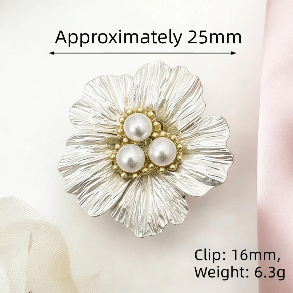 No Sew Floral Rhinestone Collar Buttons High-quality Decorative Shirt Buttons Diy Clothes
