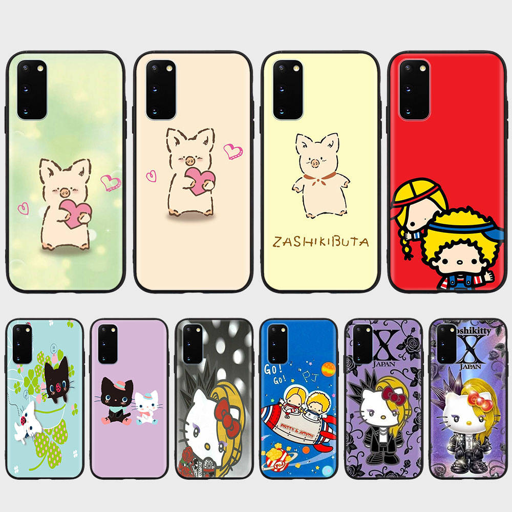 Чехол KT74 Yoshikitty Sanrio для OPPO Reno 8 6 5 4 Pro Find X3 A17 A31 A38 A40 A53 A54 A55 A74 A76 A78 A77 A80 A94 A95 A96 Lite, черный чехол для дивана