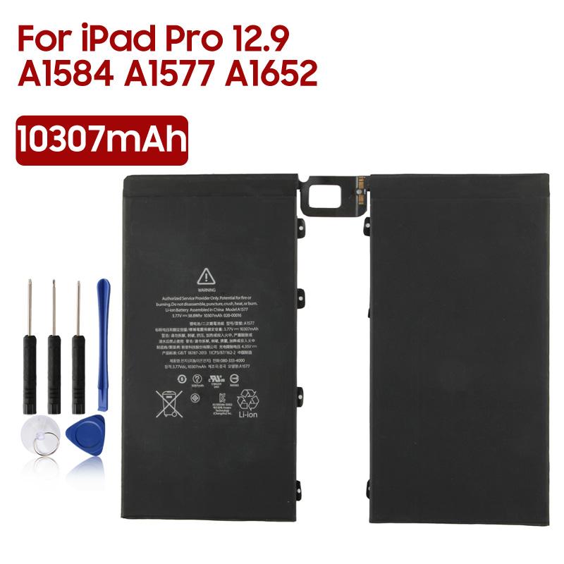 Rechargeable Lithium Battery For iPad Pro 12.9'' inch A1584 A1577 A1652 Tablet Battery 10307mAh