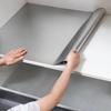 Self-Adhesive Kitchen Oil Proof Sticker Heat Resistant Wallpaper Waterproof Aluminum Foil for Countertop Drawer Cabinet Rack