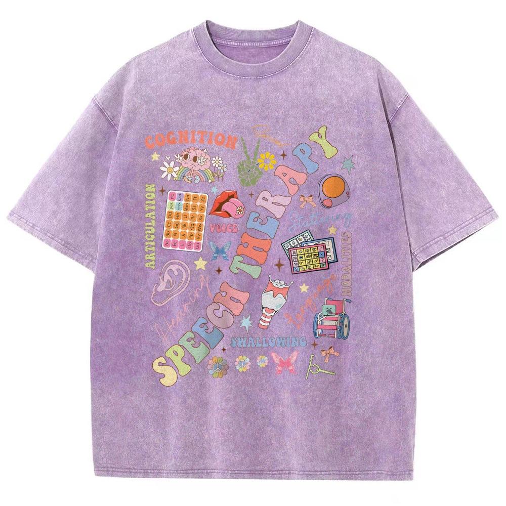 Милая мультяшная футболка с монограммой, женская, свободная, свободного покроя, с коротким рукавом, цветной топ с монограммой Y2k, лето