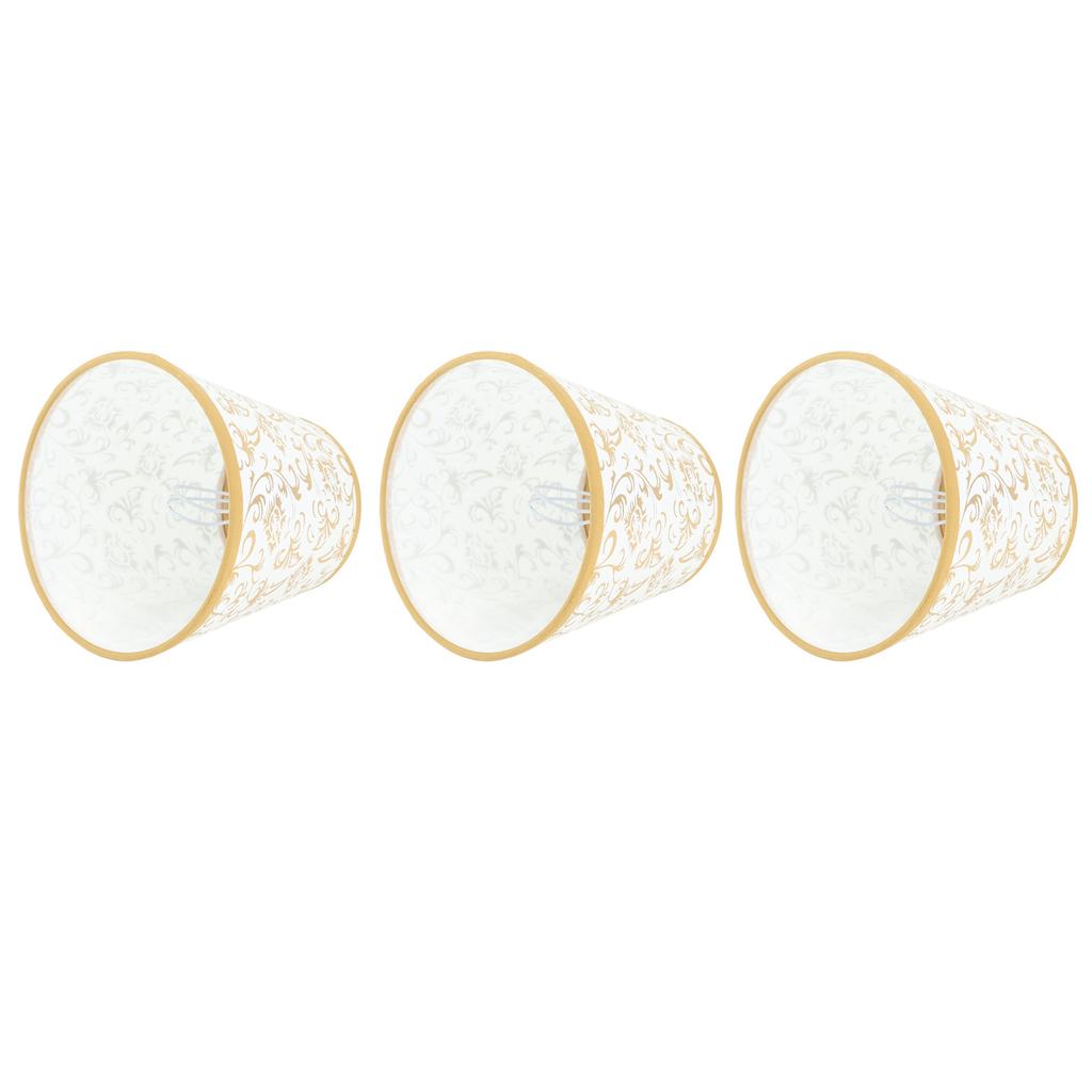 Тканевый абажур на клипсе Установка Современные тканевые абажуры для лампы E14 Люстра Настольная лампа 3 шт.