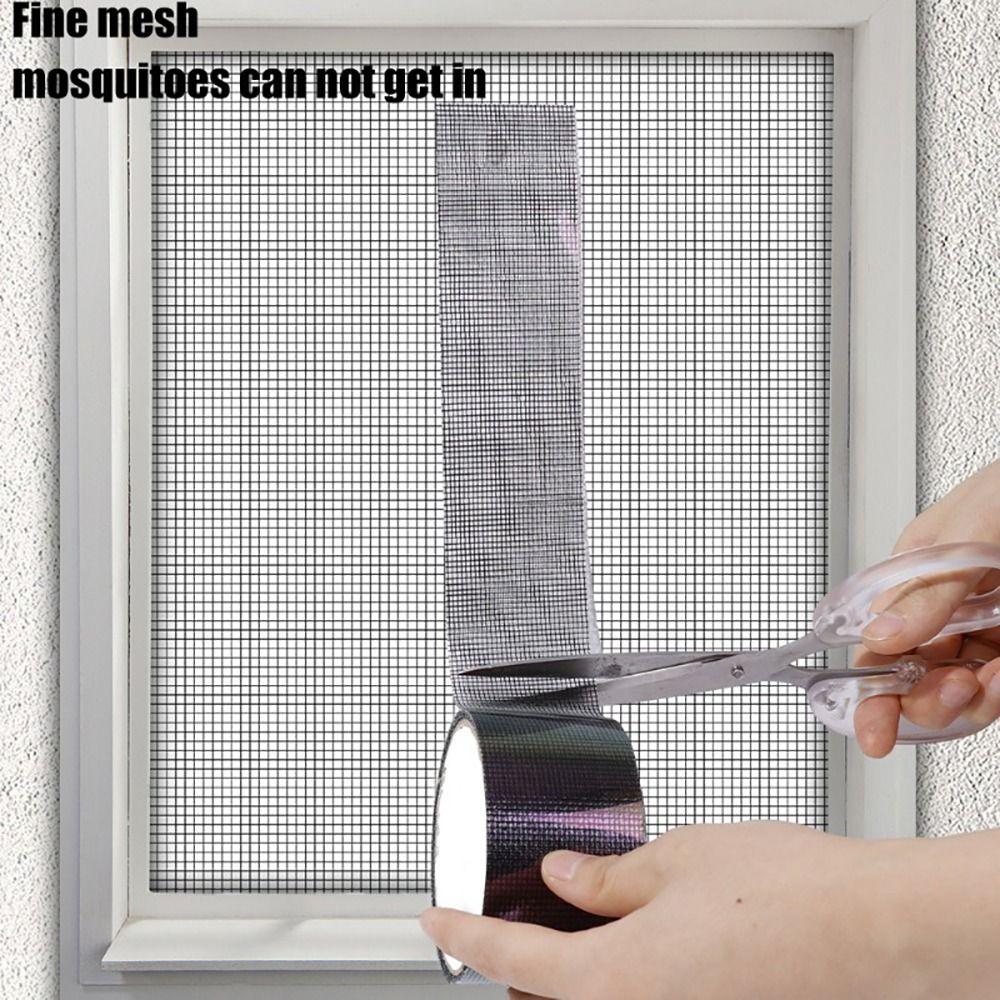 1Roll Anti-mosquito Hole Patch Stickers Fly Mesh Net Repair Tapes Window Screen Repair Tape