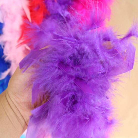 Перьевой шарф Вечеринка Пайетки Фольга 2 метра длиной Взрослый размер Шарф Вечеринки Торжества Сценические выступления Пушистый шарф