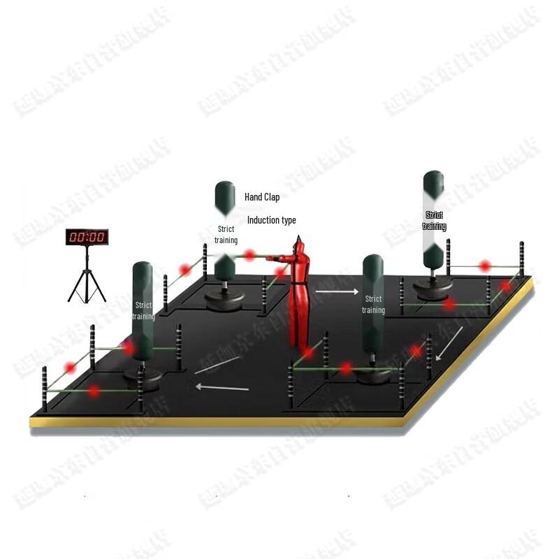 YanJia Sensor Tumbler Punching Bag Skill Assessment System