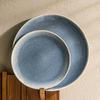 Тарелка Высококачественная Постепенное Изменение Синяя Керамическая Тарелка Обеденная Тарелка Домашняя Ресторанная Блюдо Столовая Посуда Тарелка для Стейка Тарелка для Пасты
