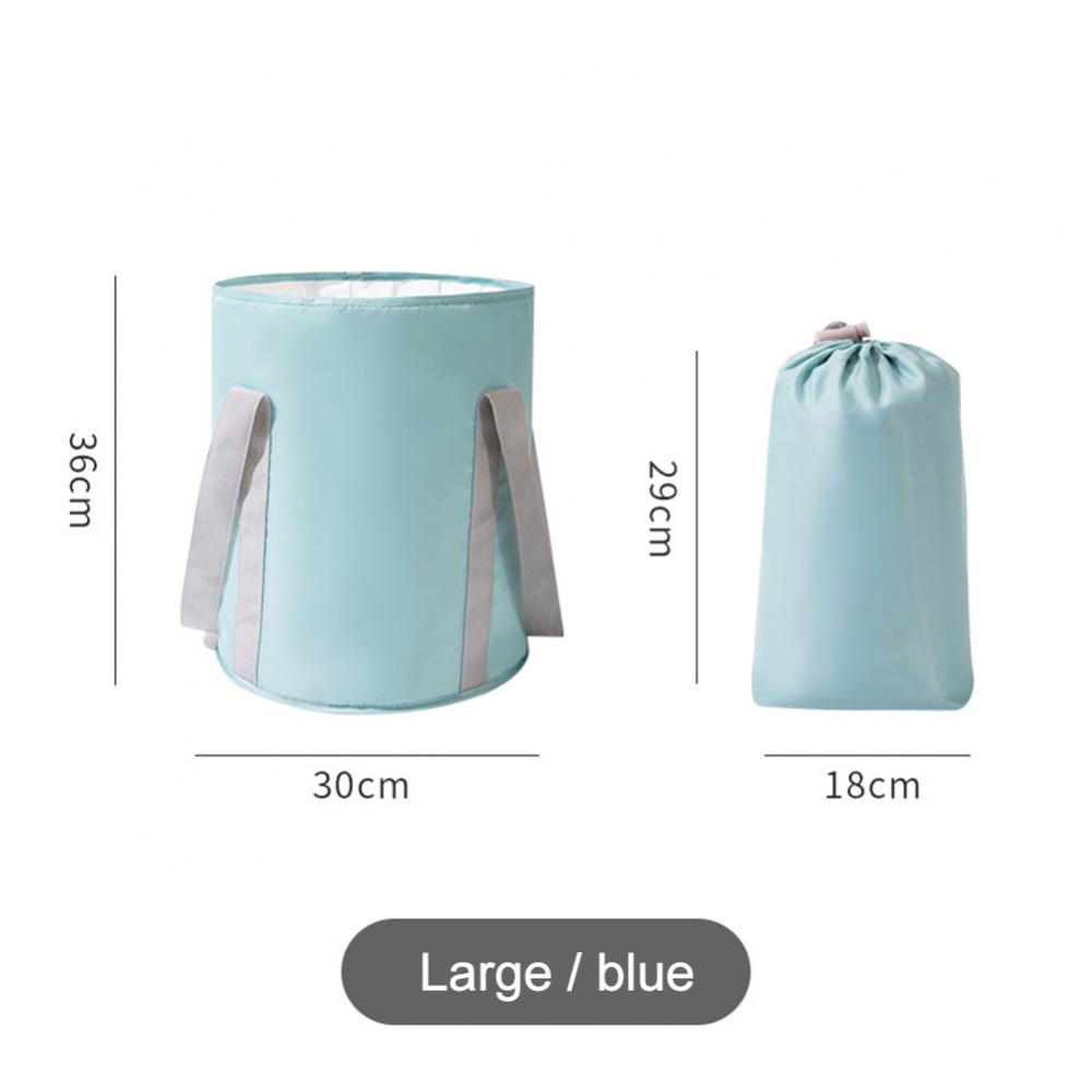 Ванна для ног, большая емкость, складной таз для рыбалки, портативный для путешествий на открытом воздухе, хозяйственные принадлежности, сумка для замачивания ног, складной таз