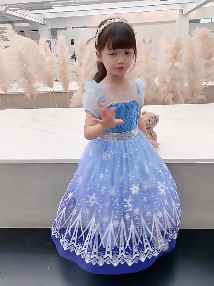2023 платье принцессы для маленьких девочек, детский костюм Снежной королевы, платье с аксессуарами, косплей, вечеринка на день рождения, Хэллоуин, Рождественский подарок