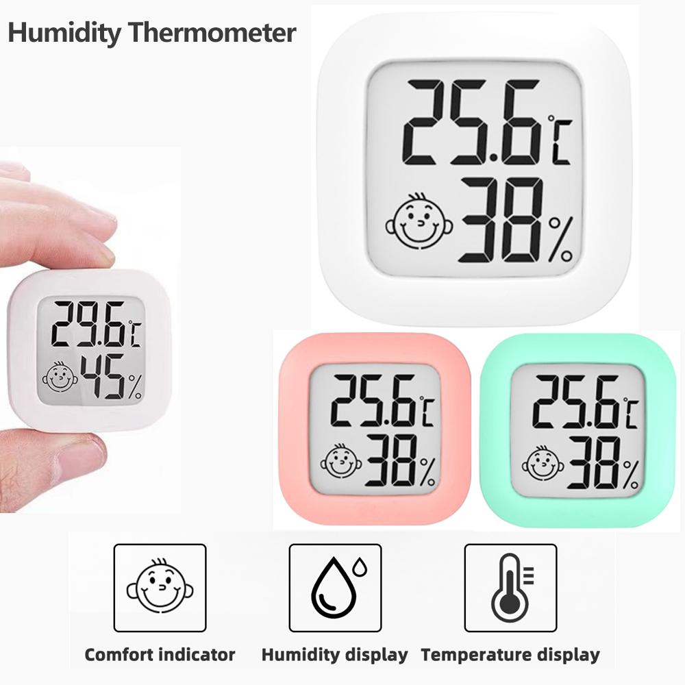 Мини-термометр для помещения, цифровой ЖК-дисплей, электронный термометр, гигрометр, домашний монитор влажности, измеритель температуры, датчик