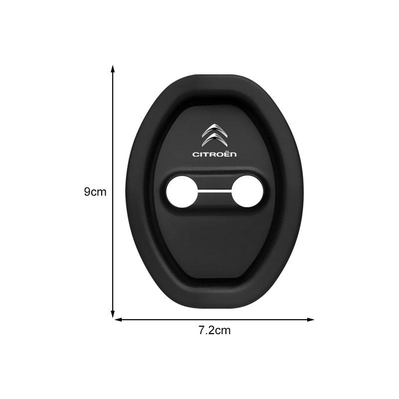 4Pcs Car Door Groove Cushion Silicone Gel Anti-Collision Protective Cover For Citroen C1 C2 C3 C4 C5 C6 C8 C4L DS3 DS4 DS5LS DS6 akr256