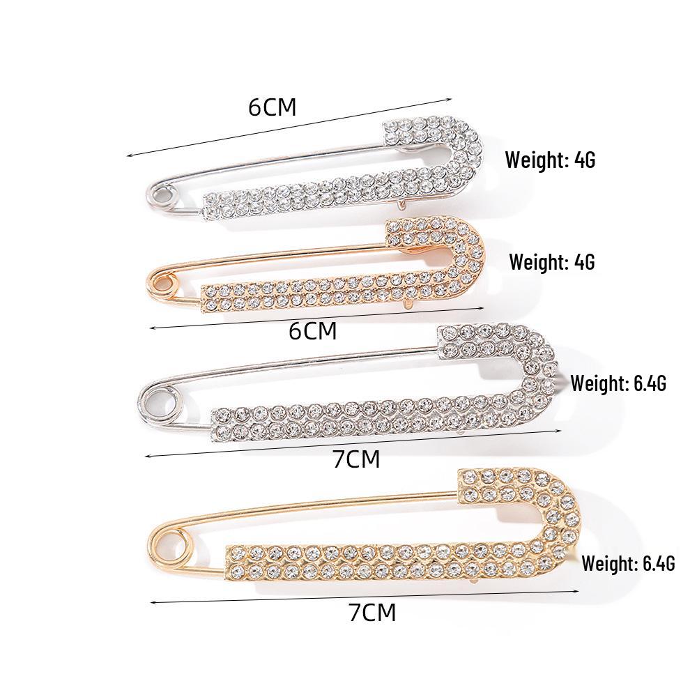 Роскошная брошь-утяжка для талии со стразами: Декоративная булавка и фиксатор для одежды