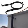 Chimney Pipe Bracket Portable Fireplace Flue Liner Clamp Adjustable Easy Installation Household